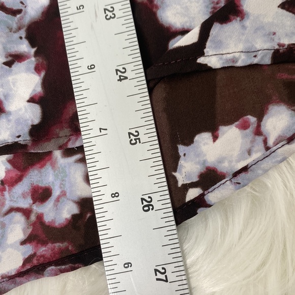 Simply Vera Vera Wang 3/4 button up blouse Petite Large - Picture 10 of 11